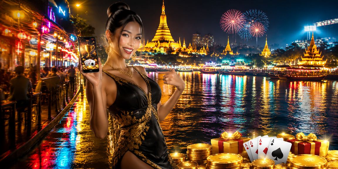 ရန်ကုန်မြို့ကြီး Chinatown တွင် အားကစားလောင်းကစားလားပွဲကို မြင်ကွင်းဖြင့် ဖော်ပြခြင်း